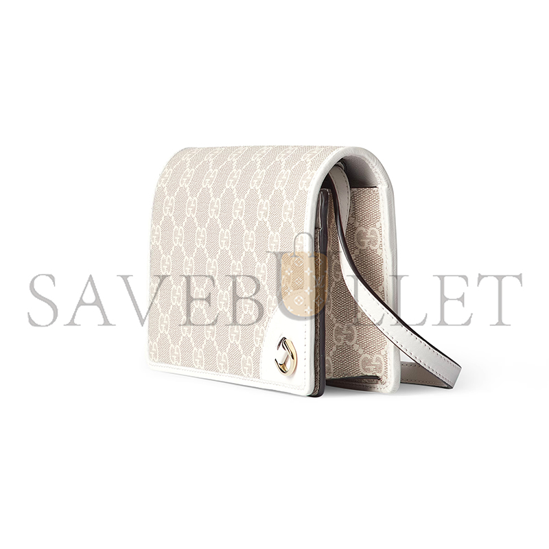 GUCCI GG EMBLEM SUPER MINI SHOULDER BAG 820688 (20*12.5*5cm)